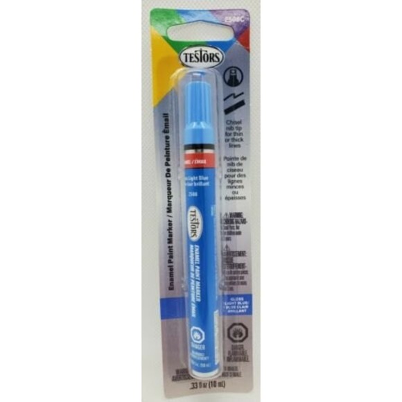 Other Testors 258c Light Blue Gloss Enamel Paint Marker 13 Fl Oz Pack